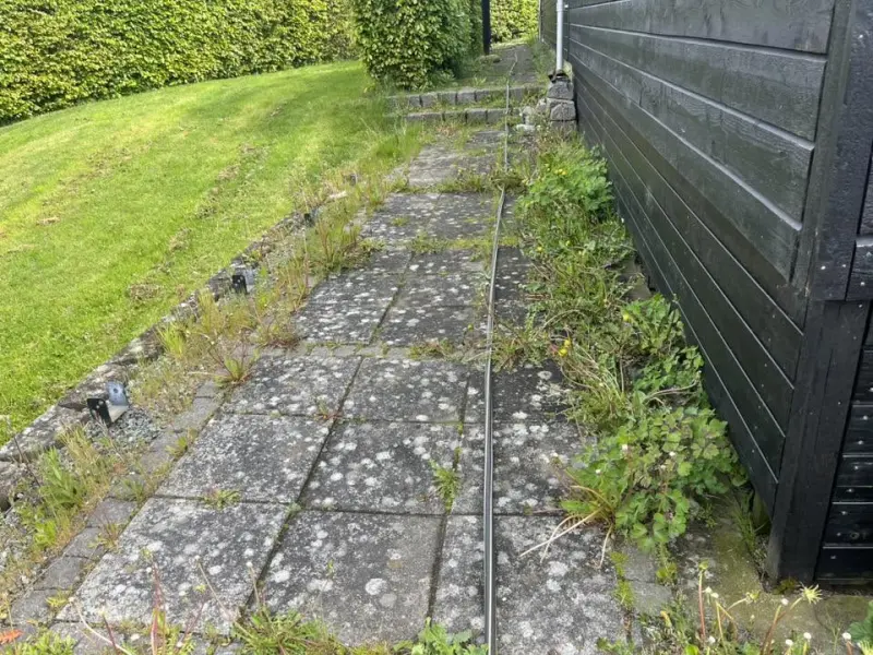 Før: Fra glat og grønt til rent og lyst